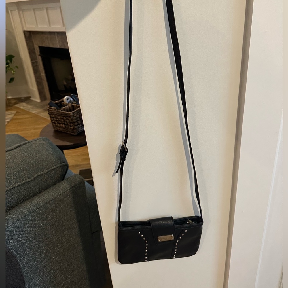Black leather Nine West CrossBody